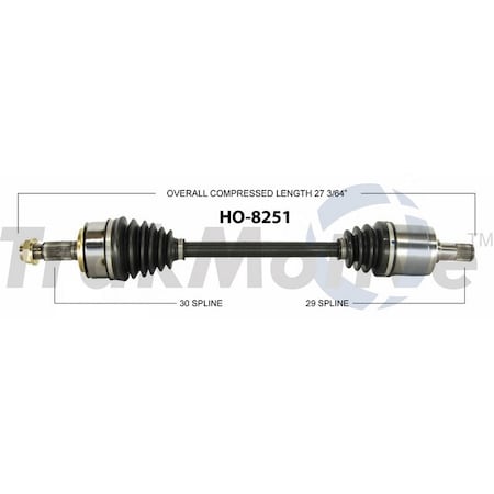 Surtrack Axle Cv Axle Shaft, Ho-8251 HO-8251